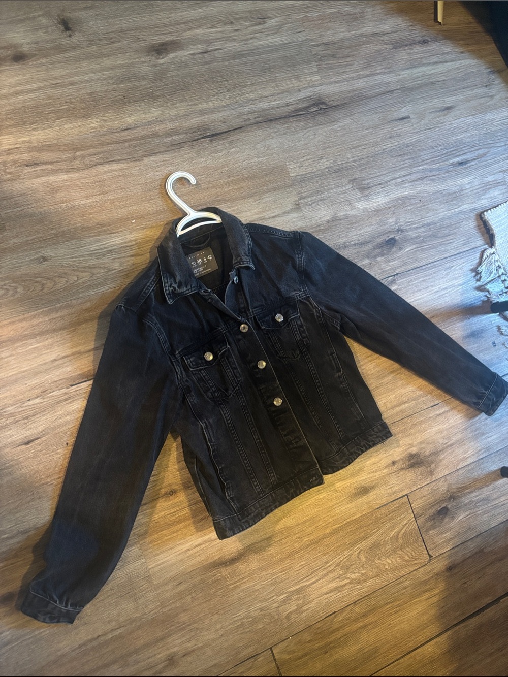 GAP Kids' Black Denim Trucker Jacket